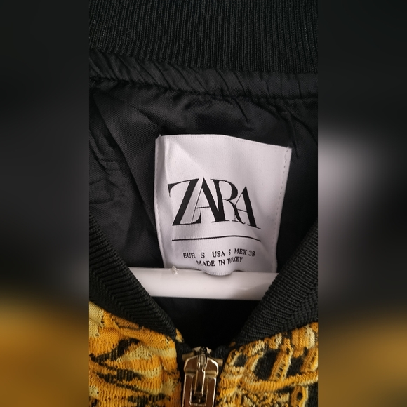 Zara Jacquard Bomber Dragon Jacket Small - Picture 5 of 13